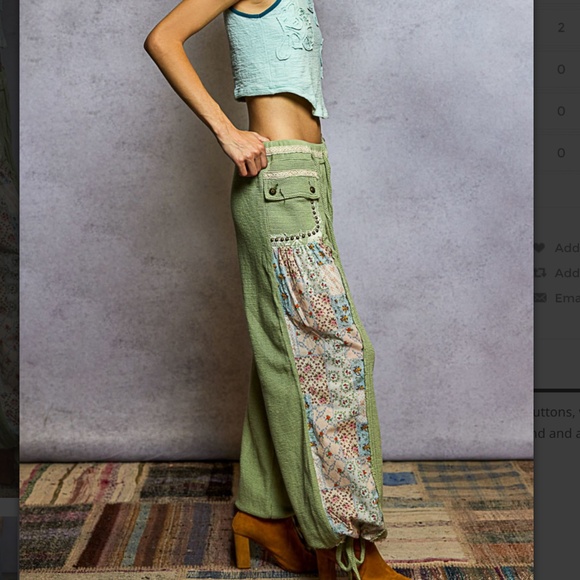 POL “ Ellen “ POL Thermal Pants with Front Pocket Detail 89 - Picture 5 of 6